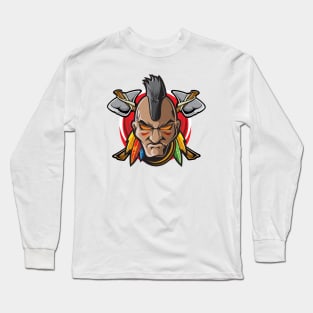 Native American Warrior Long Sleeve T-Shirt